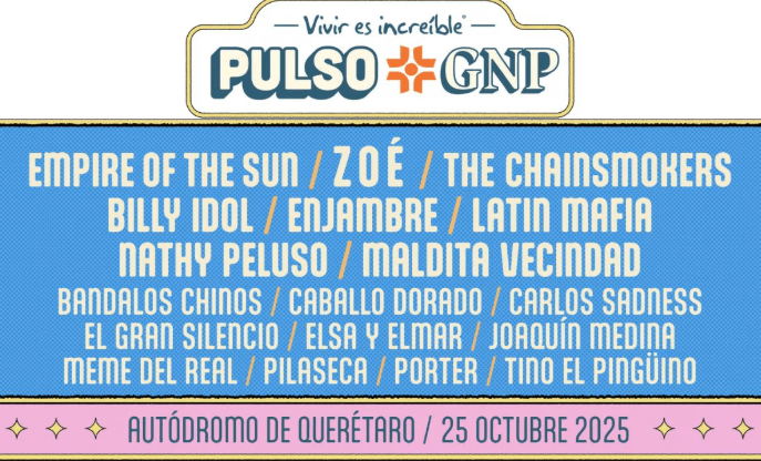Pulso GNP 2025: Querétaro se prepara para vibrar con una nueva edición llena de energía y grandes&nbsp;nombres